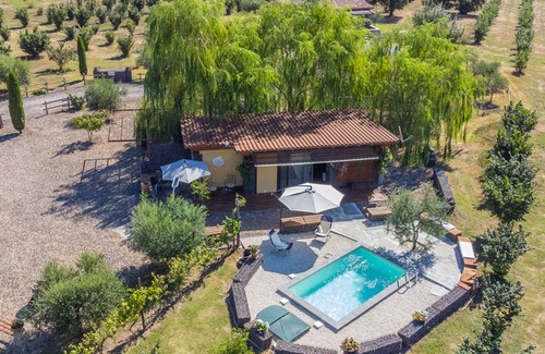 Sutri House | Beautiful private villa for 2 people with private pool, A/C, WIFI, TV and panoramic view
