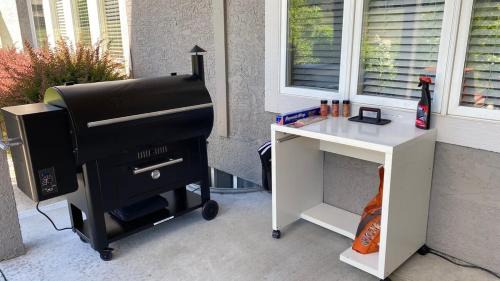 Overland Park House | Beautiful relaxing private villa next to a pond smart home and Traeger Grill