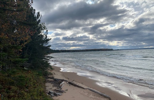 Brimley House | Beautiful Sandy Beach on the shores of Lake Superior