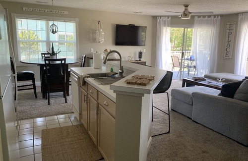 Calabash Condo | Beautiful Second Floor 2-Bedroom Two-Bath Condo With Water and Golf Views