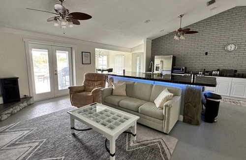 Placid Lakes House | Beautiful spacious and unique house on canal close to Lake June, family friendly