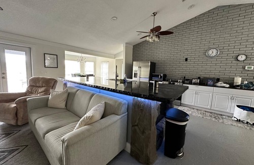 Placid Lakes House | Beautiful spacious and unique house on canal close to Lake June, family friendly