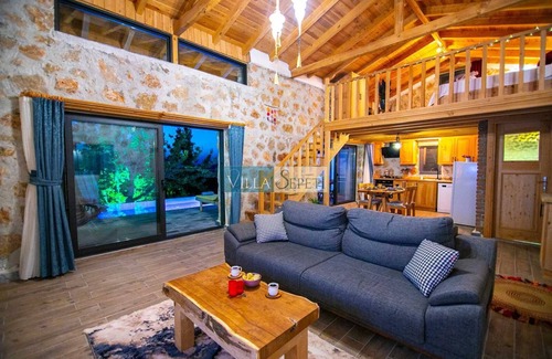 Uzumlu Villa | Beautiful stone & wood villa private pool&jacuzi