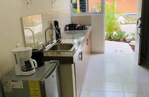 Ejidal Apartment | Beautiful studio with pool.