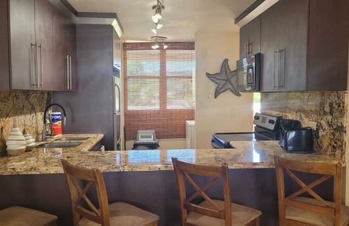 Rincon Apartment | Beautiful sunsets & steps from the beach! Comfortable apartment, great location!