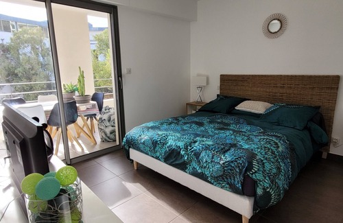 Corse-du-Sud Condo | Beautiful T2 45 m2 Trottel district in Ajaccio