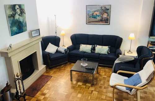 Jaca House | Beautiful townhouse with garden and cellar with fireplace.