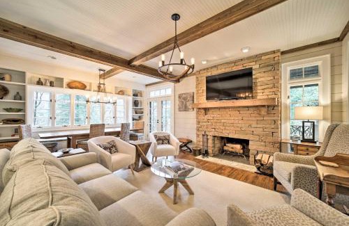 Cashiers House | Beautiful Trillium Home Next to Waterfall!