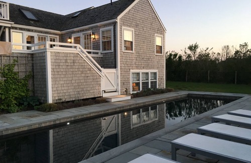 Shawkemo House | Beautiful vacation home with pool and private beach access