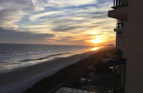 Cherry Grove Beach Condo | Beautiful views await you in this family friendly, quiet resort