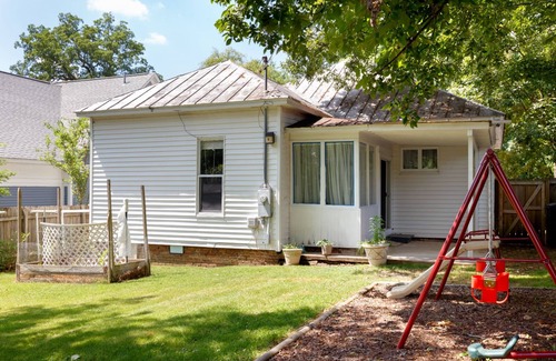 Sheffield House | Beautiful view of wooded park from sleeping porch and tranquil Park Blvd setting