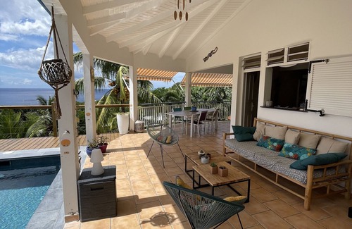 Malendure Villa | Beautiful villa facing the Caribbean Sea