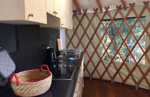 Clunes House | Beautiful yurt with spa and pool in the stunning Byron hinterland.