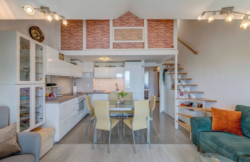 Omis Apartment | Beautifull attic over the sea and river coust, panoramic sea view
