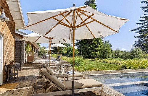 Freestone House | Beautifully Appointed MCM Home in Wine Country, Pool, Hot Tub, Gas Firepit
