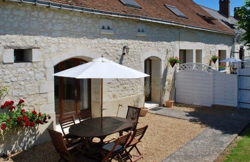 Noyant-Villages House | Beautifully presented holiday home with private garden, pool, & excellent wi-fi