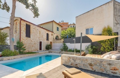 Makhairoi Villa | Beautifully Restored Stone Villa with A/C, Private Pool in a Traditional Village - 5 km from Kalyves