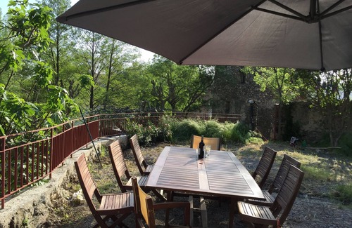 Roquebrun House | Beautifully restored riverside property.