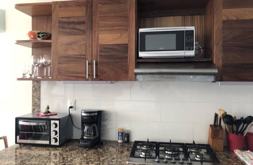 Playa la Madera Condo | Bella Vista-Spectacular Views of Zihua Bay from 1-BR Condo above Madera Beach