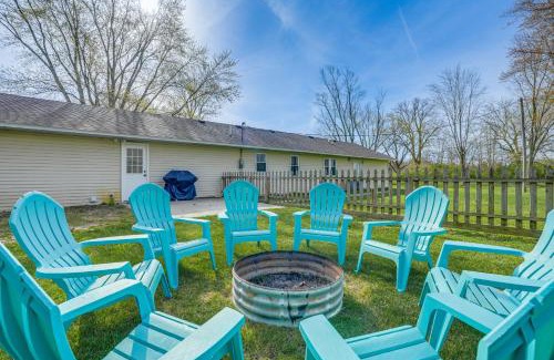 Riverside House | Benton Harbor Home with Fire Pit - 2 Mi to Beach!