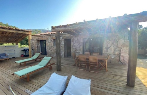 Pinarellu House | BERGERIE STONE HOUSE - HEATED PRIVATE SWIMMING POOL U Nidu