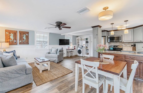 Holmes Beach House | Best Little Beach House on Anna Maria Island! With a pool & steps to the beach!