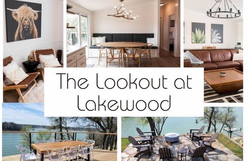 Lake Bridgeport House | Best Location! Private Dock, Arcade, Spectacular Views, Game Room, Media Room, Firepit! The Lookout