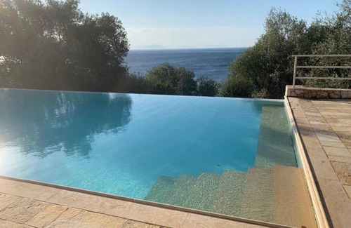 Ano Korakiana Villa | Best luxury villa with private beach in Barbati with amazing sea view