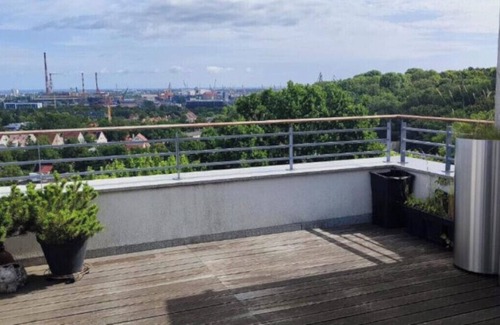 Aniolki Apartment | Best Sea View & Old Town Walk 60 m2/30 m2 terrace