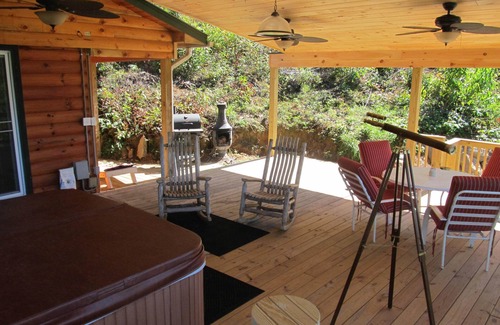 Topton Cabin | Best Sunset!, hot tub!, canoes! read more about me.