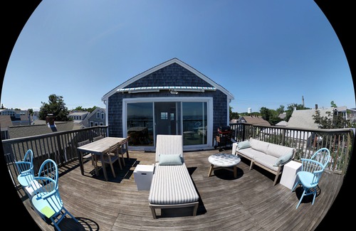 Provincetown Condo | Best top floor deck and view of the water in Provincetown's Near West End