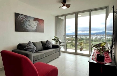 Rincon de Sabanilla Apartment | Best Views of Central Valley Fully Equipped Condo 24-7 Security