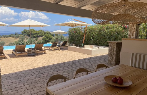 Agios Emilianos Villa | Big Blue Villa Porto Heli with Amazing View