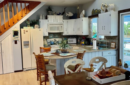 Big Pine Key House | Big Pine House, 4/2 two story, canal access 75 ft dock and stunning Bay view.