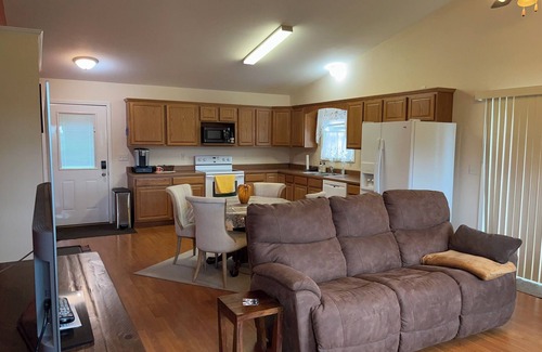 Big Stone City Cabin | Big Stone Lake views and next door access to public boat ramp.