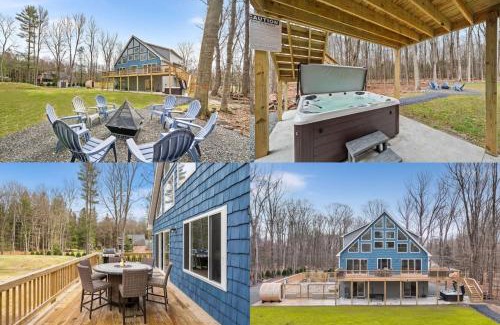 Pocono Lake House | Big Villa,4 Masters, Heated Pool, Hot Tub, Sauna