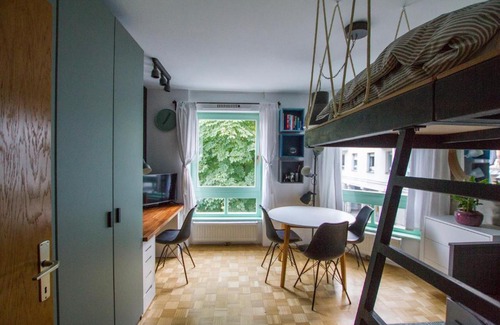 Ljubljana City Centre Apartment | Birch central studio on main square
