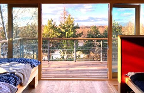 Brzozie House | Bird Lodge for 6 guests, 50 m from the lake, sauna, hot tube