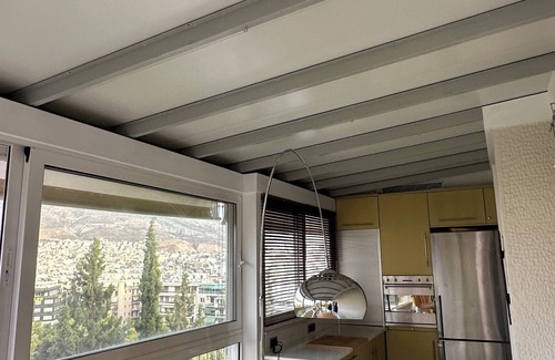 Pangrati Apartment | Bird’s Eye View Penthouse ┃ Acropolis View & Athens Skyline