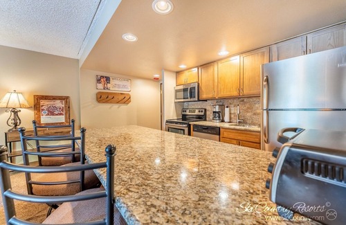 Peak 9 Condo | Bliss in Downtown Breck! Unbeatable Location with Stunning Mtn Views TE204