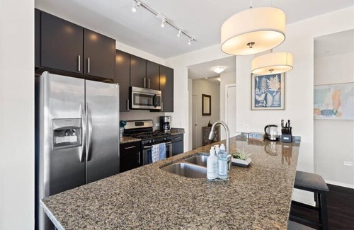 Evanston Apartment | "Bliss of Evanston" 180°view, 2BDR +2Bath UrbanLux