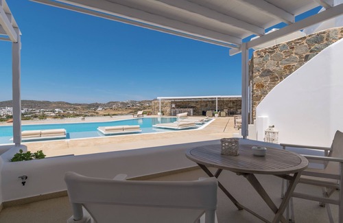 Adamas Apartment | BLU 2 Pool front traditional studio with excellent sea view ΜΑΓ 1304295
