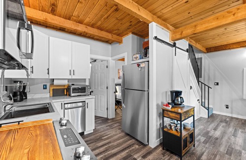 Tamarack Resort House | Blue Haven - Wooded, pet friendly home w/trailer parking, AC, and deck near lake