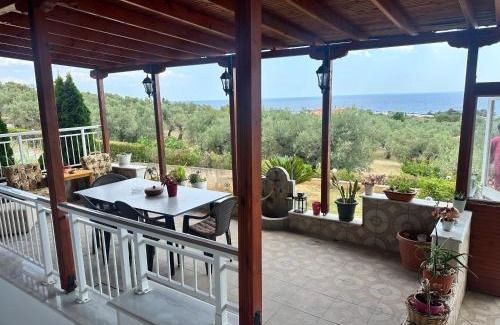 Makri Apartment | Blue Panorama Emerald with Amazing Sea View Balcony