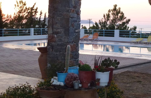 Agkisaras Apartment | Blue sea apartment. Pool and sea view .