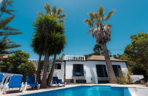 Calheta Villa | Blue Sea Cottage Villa. Magnificent Ocean view. Private Heated Pool. Quiet. AC