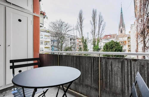 Basel City Centre Apartment | Blueground | Matthäus, balcony & w/d, nr zoo