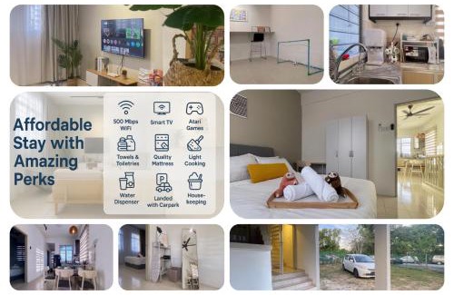 Central Seberang Perai House | BM IconCity Landed Home by Wemestay - Near AutoCity, Penang Bridge