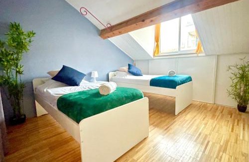 Villette - Maisons Neuves Apartment | BnGo I Le Spacieux I 9 personnes, Climatisation, Parking gratuit, 3 chambres, 6 lits, Gare PartDieu, Centre de Lyon