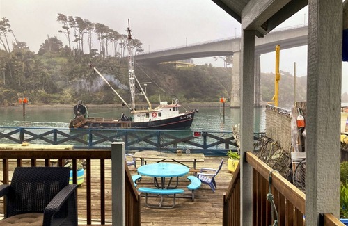 Fort Bragg House | Boat House - Right on the dock facing the historic Noyo Harbor and the Pacific ocean itself